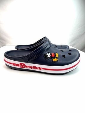 Disney X CROCS Blue Adult Crocband Mickey Mouse Clog Slides